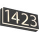 Numero Wet 12.5 inch Black ADA Wall Sconce Wall Light