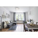 Lucia LED 21.75 inch Satin and White Flush Mount Ceiling Light