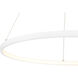 Anello LED 32 inch Matte White Pendant Ceiling Light