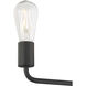 Virgin 3 Light 20 inch Matte Black Vanity/Bath Bar Wall Light