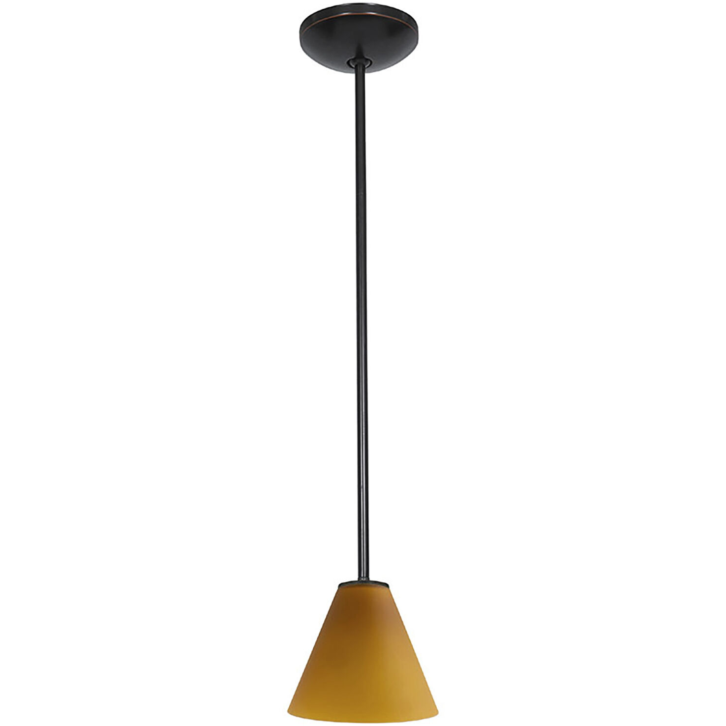 Martini 1 Light 7.25 inch Oil Rubbed Bronze Pendant Ceiling Light in Amber