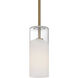 Ole' 1 Light 4 inch Antique Brushed Brass Pendant Ceiling Light