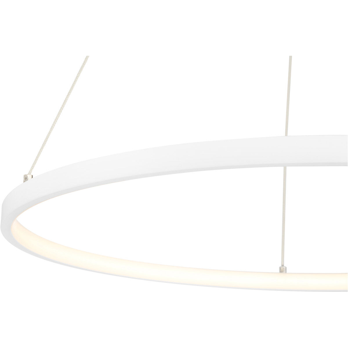 Anello LED 24 inch Matte White Pendant Ceiling Light