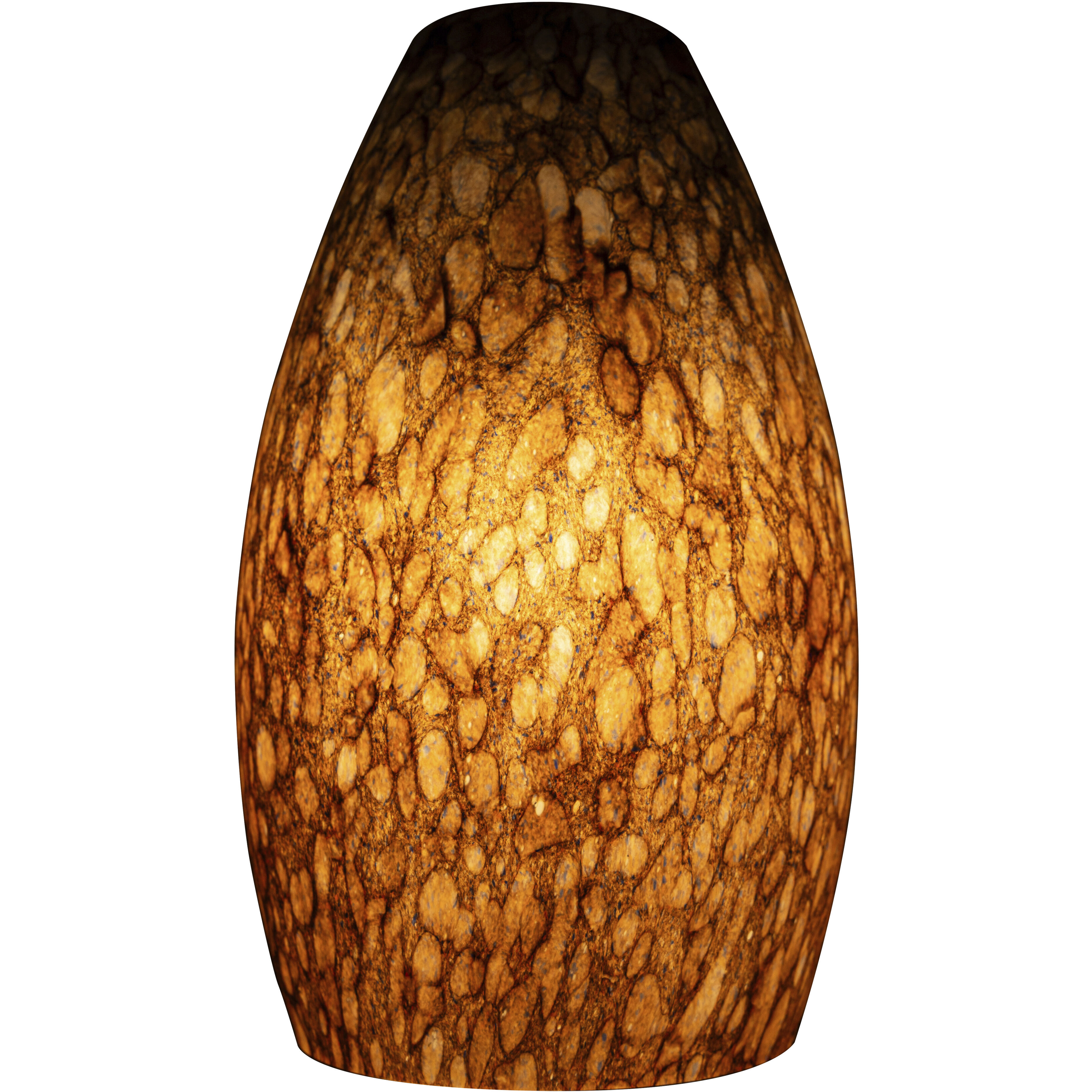 Merlot 5 inch Pendant Ceiling Light in Brown Stone