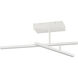 Duo LED 4.75 inch Matte White Semi-Flush Mount Ceiling Light