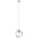 Boulder LED 7 inch Chrome Pendant Ceiling Light 