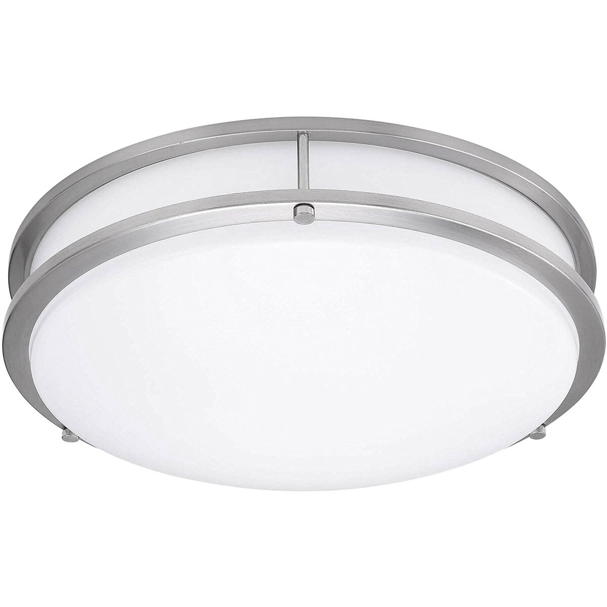Solero II LED 14 inch Brushed Steel Flush Mount Ceiling Light