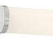 Arc LED 24 inch Brushed Steel Vanity Light Wall Light