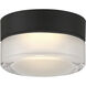 Masso 5 inch Matte Black Flush Mount Ceiling Light