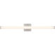 Maxx 36 inch Brushed Steel Vanity/Bath Bar Wall Light