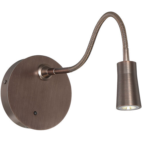 Epiphanie LED 5 inch Bronze Wall Task Light Wall Light