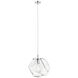 Boulder LED 12 inch Chrome Pendant Ceiling Light 