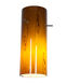 Cylinder Glass 4 inch Pendant Glass Shade in Amber, Cylinder