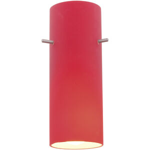 Cylinder Glass 4 inch Pendant Glass Shade in Red, Cylinder