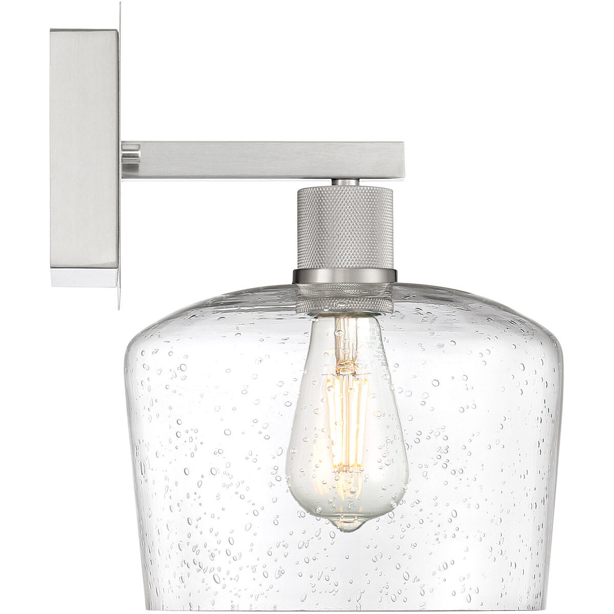 Port Nine LED 9 inch Brushed Steel Wall Sconce Wall Light