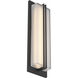 Driftwood 6 inch Black ADA Wall Sconce Wall Light