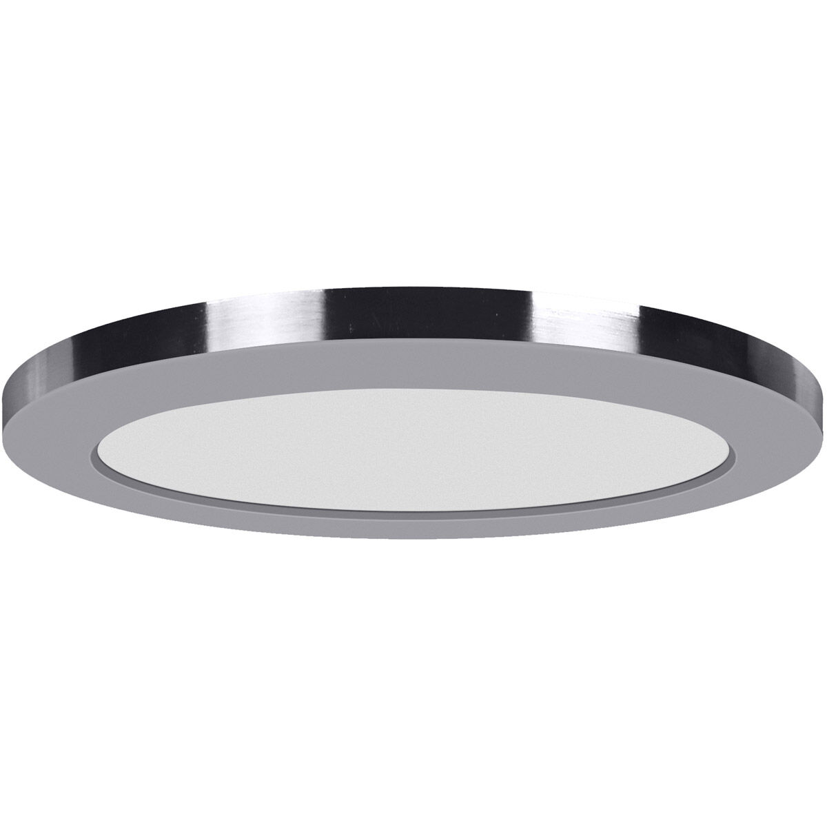 ModPLUS LED 9 inch Brushed Steel Flush Mount Ceiling Light