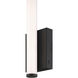 Grace 4.5 inch Matte Black Semi Flush Mount Ceiling Light