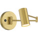 Juhl Reading Light Wall Light in Antique Brushed Brass