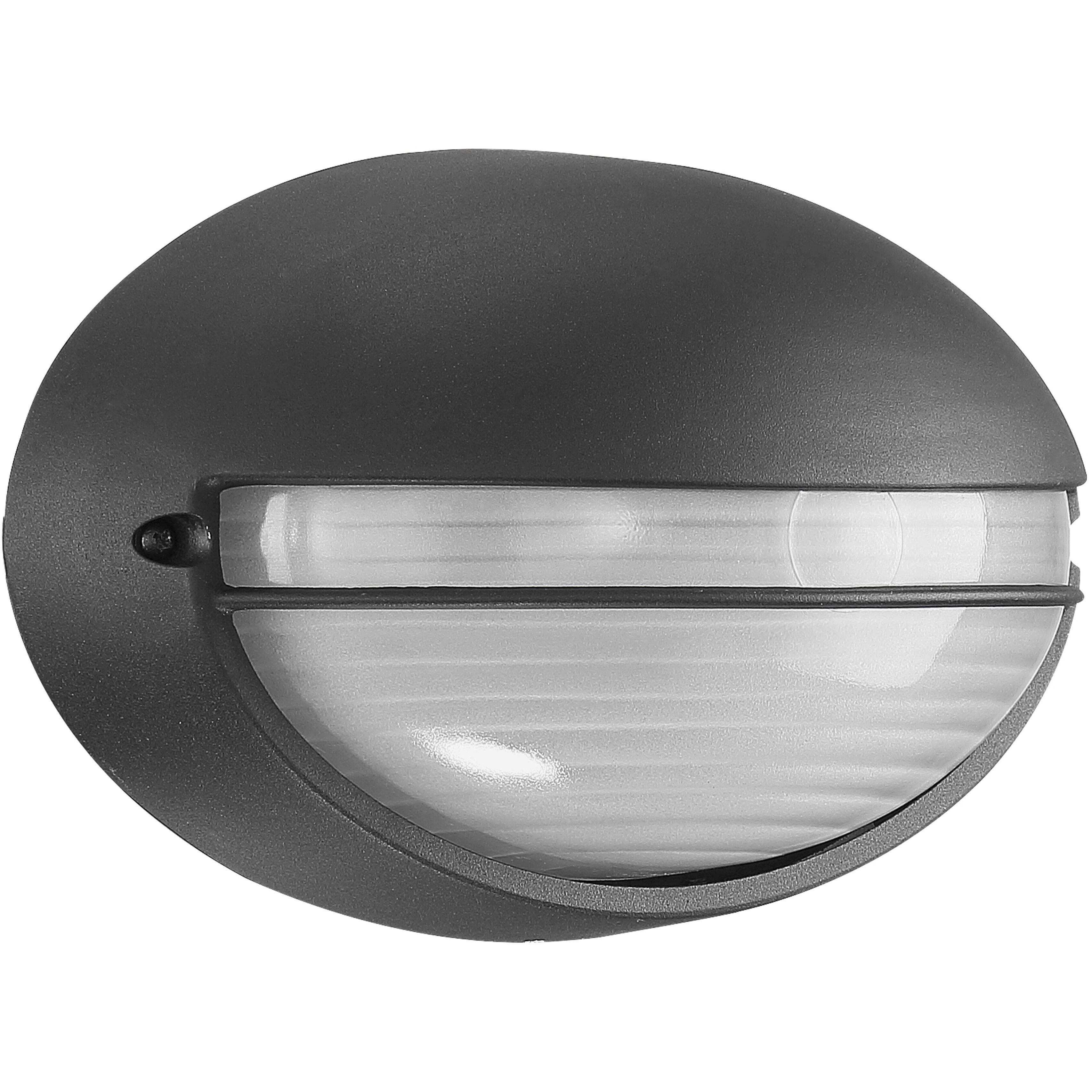 Clifton LED 5.25 inch Black Outdoor Bulkhead