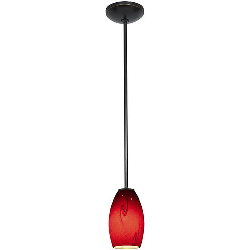 Merlot LED 3.5 inch Oil Rubbed Bronze Pendant Ceiling Light