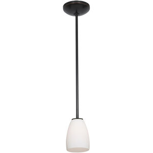 Sherry LED 5 inch Oil Rubbed Bronze Pendant Ceiling Light in Opal