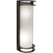 Nevis LED 16.75 inch Bronze Outdoor Wall Sconce