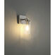 Ellie 1 Light 4.75 inch Brushed Steel Wall Sconce Wall Light