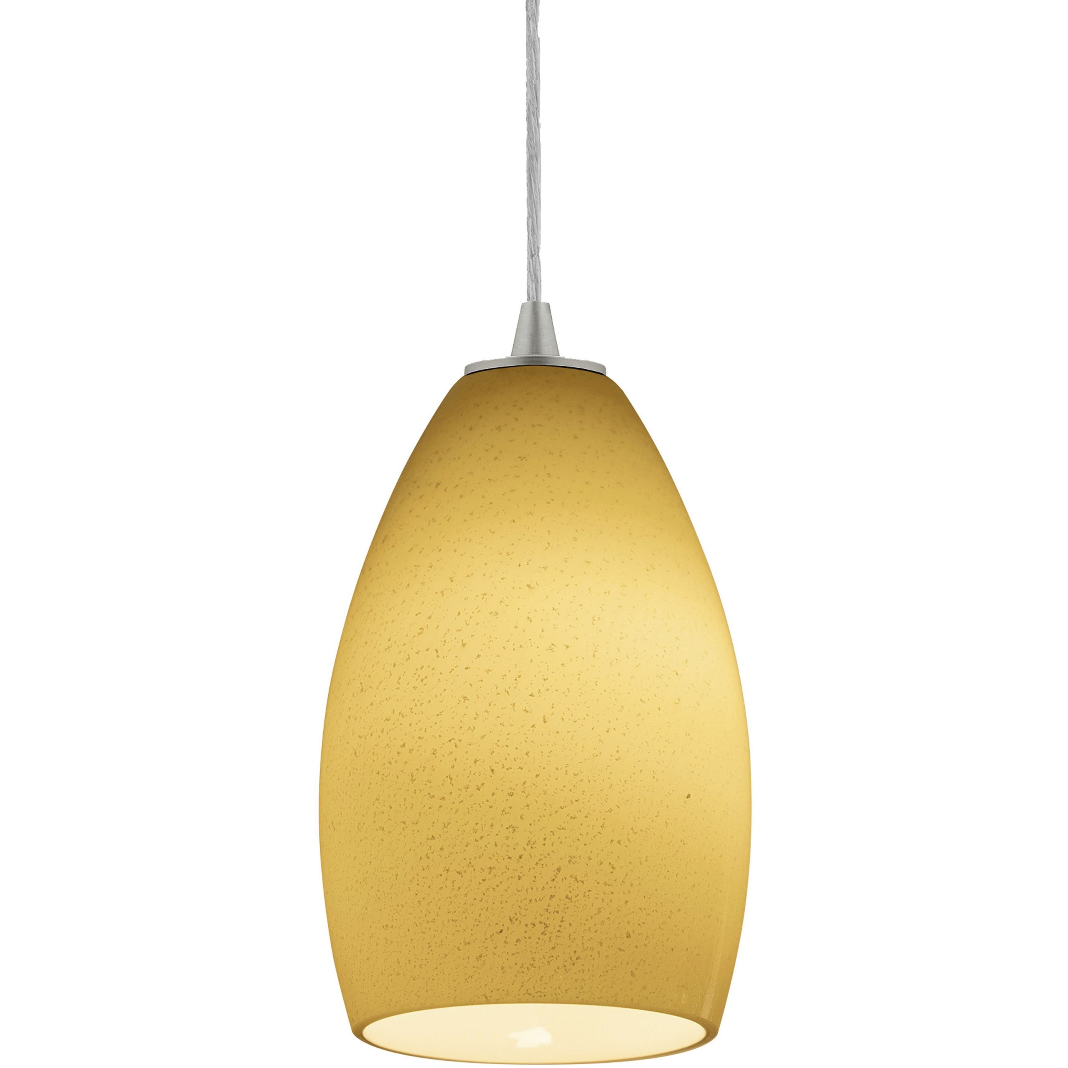 Champagne 1 Light 5 inch Brushed Steel Pendant Ceiling Light in Maya
