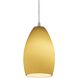 Champagne 1 Light 5 inch Brushed Steel Pendant Ceiling Light in Maya