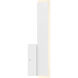 Illume LED 5 inch Matte White Wall Sconce Wall Light