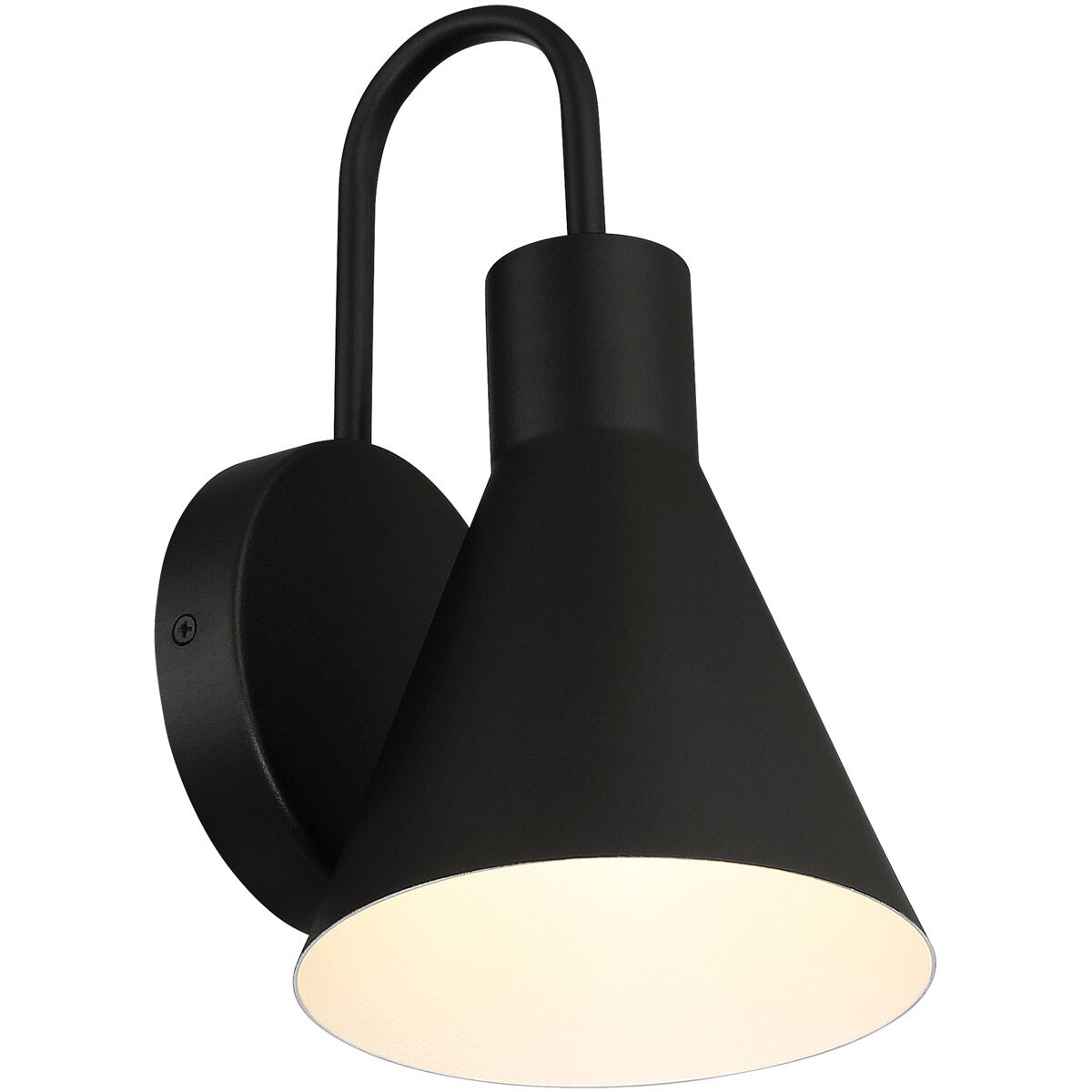 Solano LED 12 inch Black Outdoor Wall Sconce