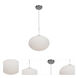 Callisto LED 15 inch Brushed Steel Pendant Ceiling Light