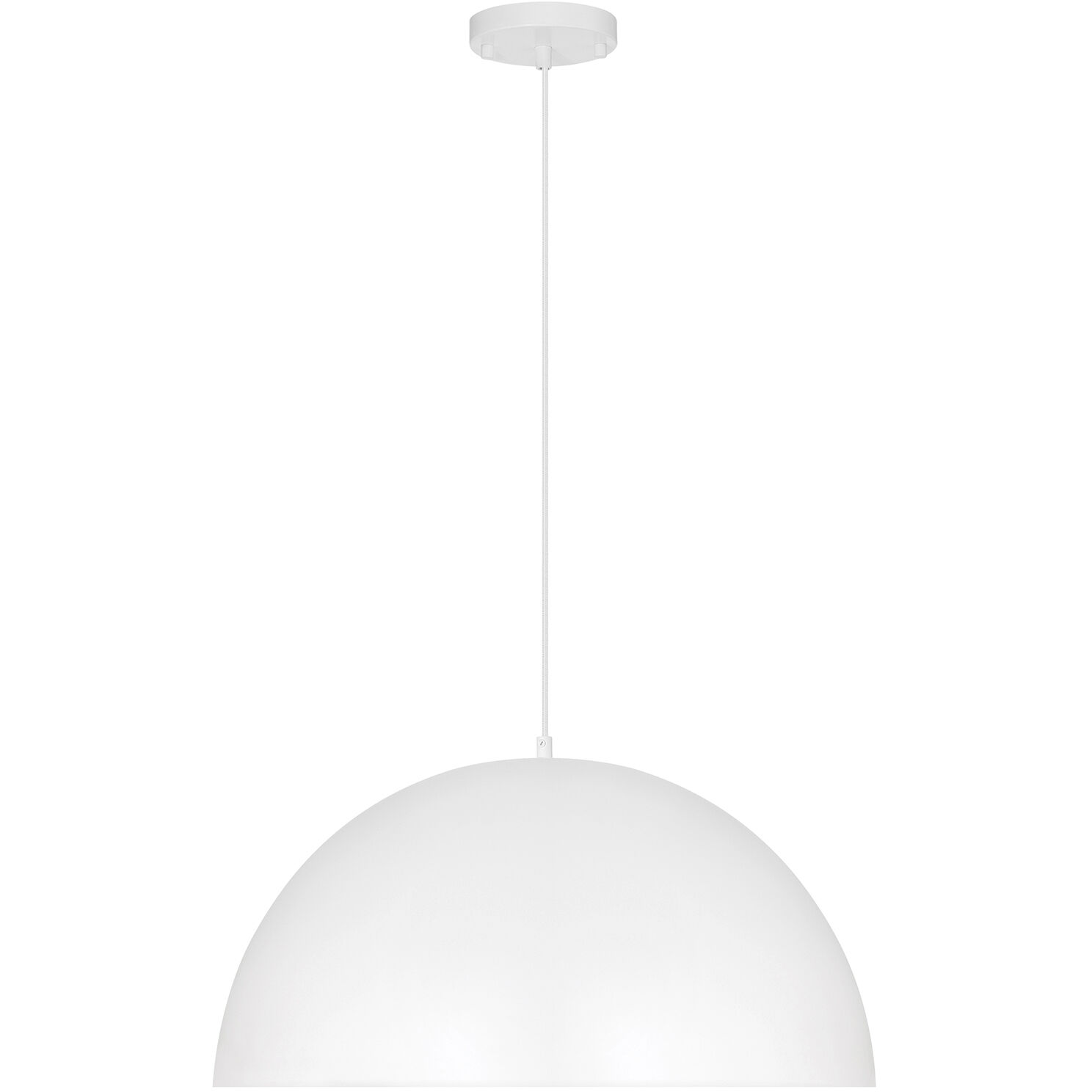 Huck LED 19.5 inch Matte White Pendant Ceiling Light