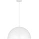 Huck LED 19.5 inch Matte White Pendant Ceiling Light