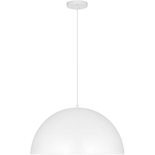 Huck LED 19.5 inch Matte White Pendant Ceiling Light