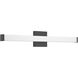 Maxx 30 inch Matte Black Bath Vanity Light Wall Light