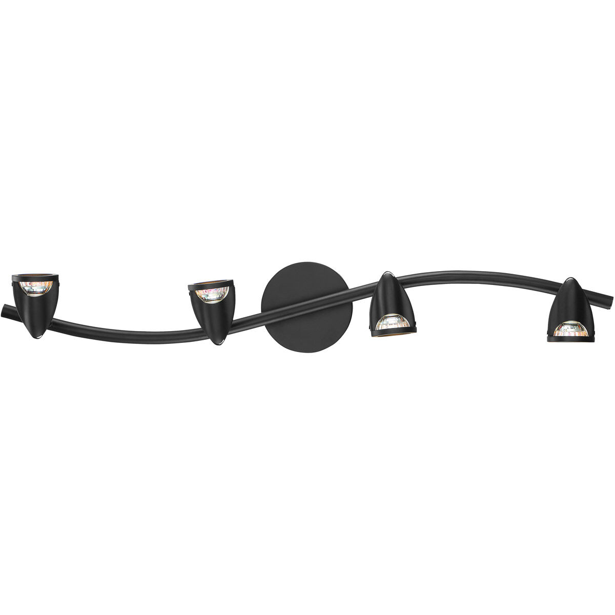 Cobra 4 Light 120 Black Track Ceiling Light
