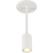 Cafe LED 3 inch Matte White Wall Sconce / Flush Mount Wall Light