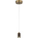 Port Nine Stark 1 Light 2.25 inch Antique Brushed Brass Pendant Ceiling Light