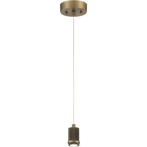 Port Nine Stark 1 Light 2.25 inch Antique Brushed Brass Pendant Ceiling Light