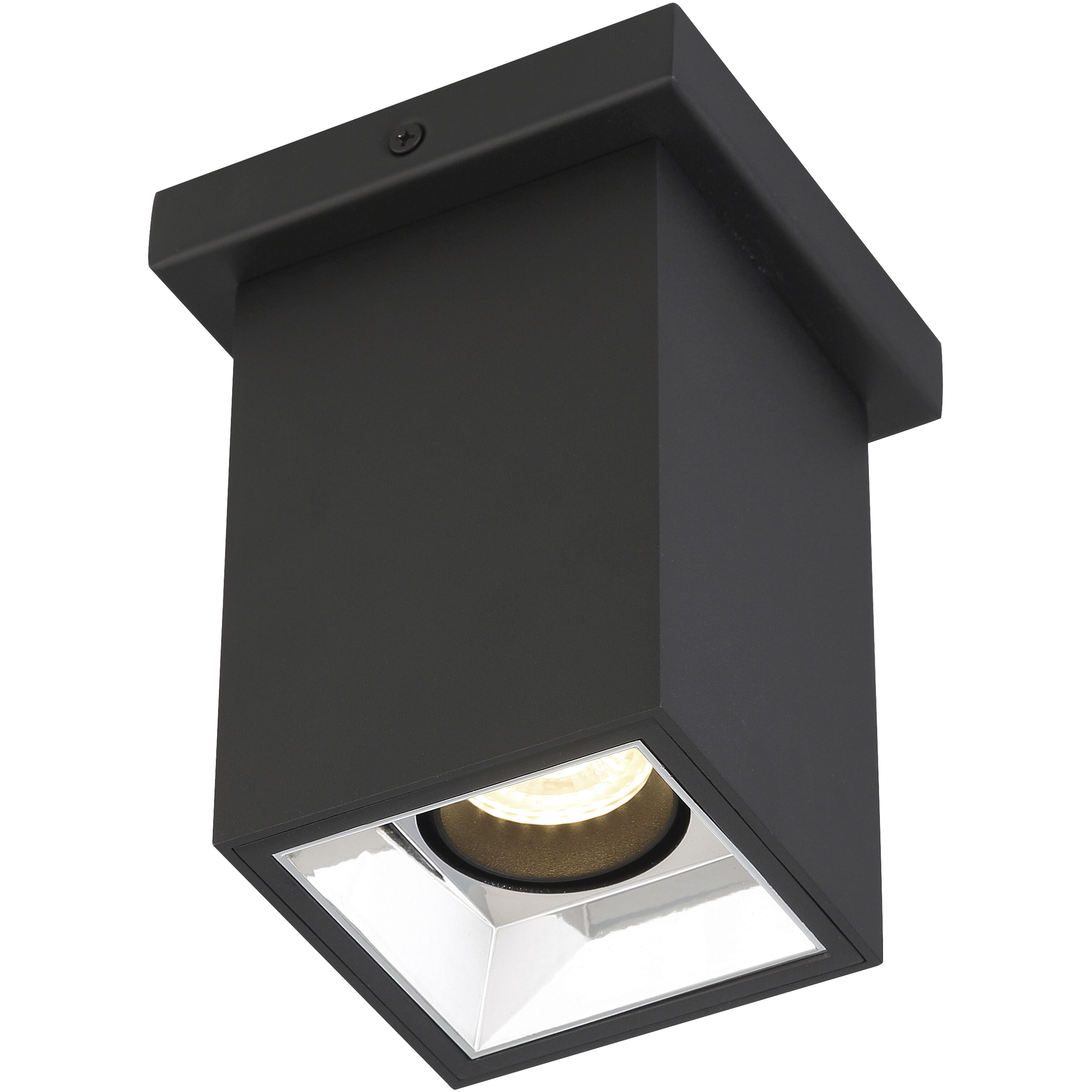 I-Lite 4.75 inch Black Flush Mount Ceiling Light