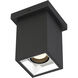 I-Lite 4.75 inch Black Flush Mount Ceiling Light
