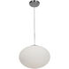 Callisto 2 Light 15 inch Brushed Steel Pendant Ceiling Light
