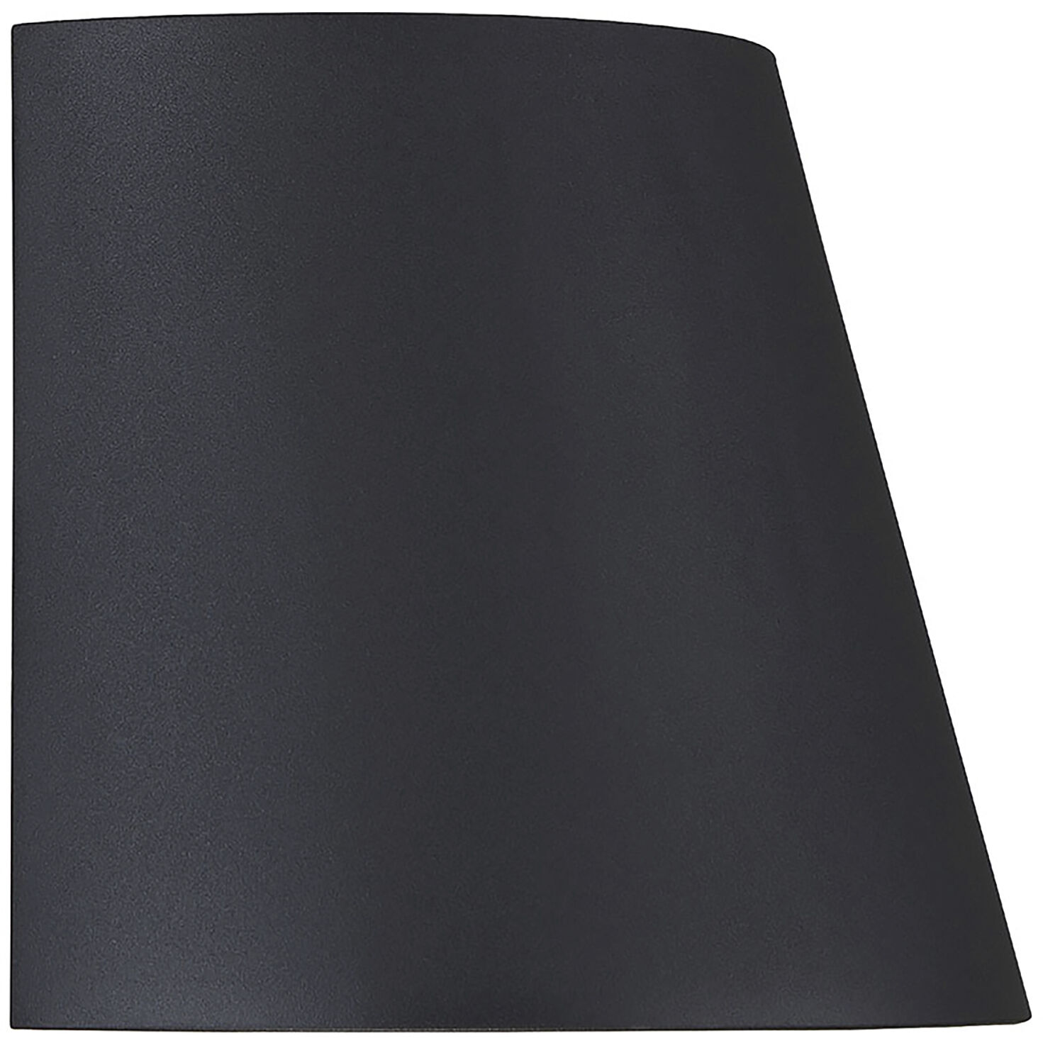 Cone LED 6 inch Black Outdoor Wall Sconce