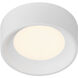 Bongo 5.5 inch White Flush Mount Ceiling Light