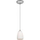 Sherry 1 Light 4.5 inch Brushed Steel Pendant Ceiling Light in Amber