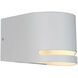 Vivre LED 5 inch Satin Outdoor Wall Sconce