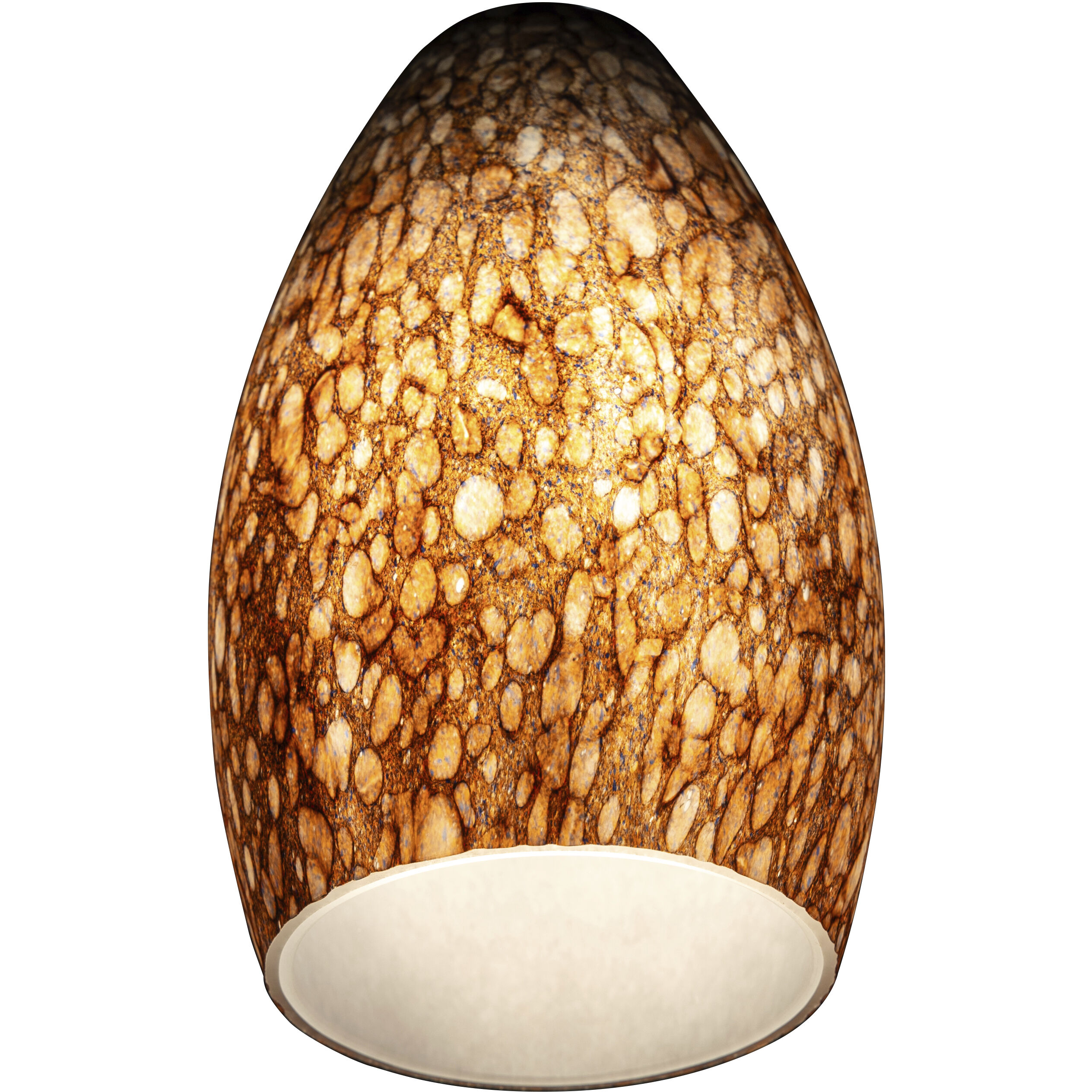 Merlot 5 inch Pendant Ceiling Light in Brown Stone