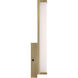 Citi Solo 4.5 inch Antique Brushed Brass Vanity/Bath Bar Wall Light